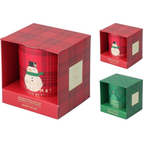 VASO VETRO CCANDELA 9CM 2ASS